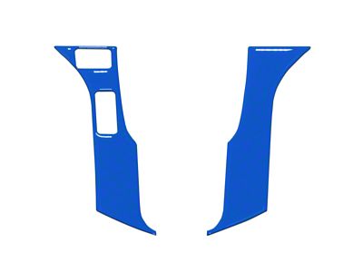 2-Button Steering Wheel Accent Trim; Voodoo Blue (14-21 Tundra)