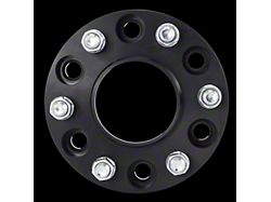 2-Inch Hubcentric Wheel Spacers; Black; Set of Four (22-26 Tundra)