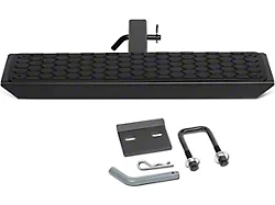 2-Inch Receiver Hitch Flat Step Board; Black (Universal; Some Adaptation May Be Required)