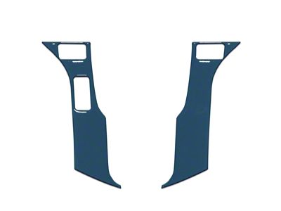 3-Button Steering Wheel Accent Trim; Cavalry Blue (14-21 Tundra)