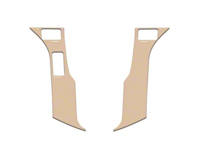 3-Button Steering Wheel Accent Trim; Quicksand Tan (14-21 Tundra)
