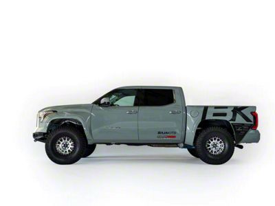 3-Inch Bulge Bedsides; Fiberglass (22-25 Tundra w/ 5-1/2-Foot Bed)
