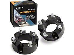 3-Inch Front Leveling Spacer Kit; Black (07-26 Tundra w/o Electronic Front Struts)