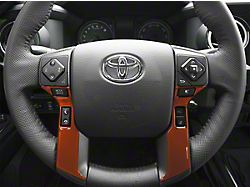 4-Button Steering Wheel Accent Trim; Inferno (14-21 Tundra)