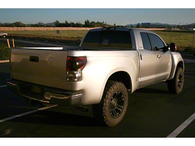 4-Inch Bulge Fenders with Bumper Caps; Fiberglass (07-13 Tundra)