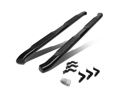 4-Inch Nerf Side Step Bars; Black (07-21 Tundra CrewMax)