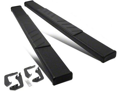 4.50-Inch Running Boards; Textured Black (07-21 Tundra Regular Cab)