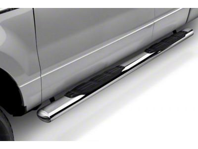 Go Rhino 5-Inch 1000 Series Side Step Bars; Polished (22-25 Tundra Double Cab)