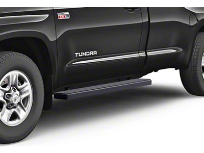 5-Inch iStep Running Boards; Black (07-21 Tundra Regular Cab)