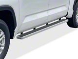5-Inch iStep Running Boards; Hairline Silver (22-26 Tundra CrewMax)
