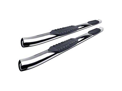 5-Inch Oval Premium Side Step Bars; Stainless Steel (22-25 Tundra Double Cab)