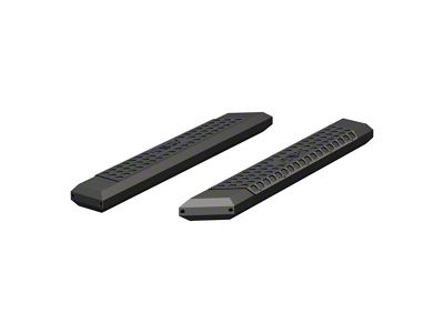 AdvantEDGE 5.50-Inch Side Step Bars without Mounting Brackets; Carbide Black (07-17 Tundra Regular Cab)