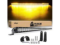 51-Inch Super Slim LED Light Bar; Amber; Spot/Flood Combo Beam (Universal; Some Adaptation May Be Required)