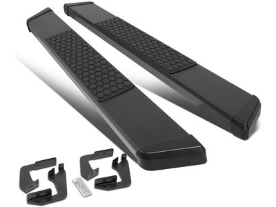 5.50-Inch Honeycomb Step Running Boards; Black (07-21 Tundra Regular Cab)