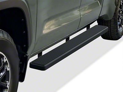 6-Inch iStep Running Boards; Black (22-25 Tundra Double Cab)
