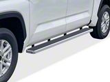 6-Inch iStep Running Boards; Hairline Silver (22-26 Tundra CrewMax)