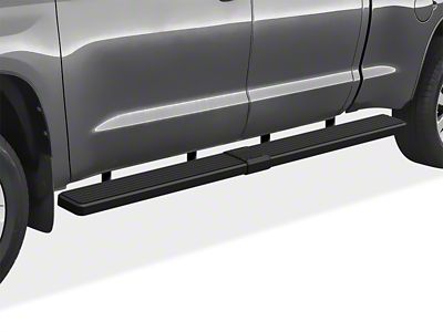 6-Inch iStep Wheel-to-Wheel Running Boards; Black (07-21 Tundra Double Cab w/ 6-1/2-Foot Bed)
