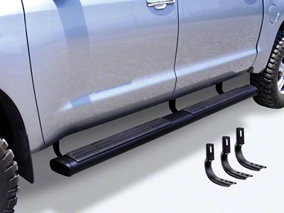 Go Rhino 6-Inch OE Xtreme Side Step Bars; Black (15-21 Tundra Double Cab)