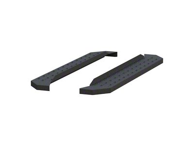 RidgeStep 6.50-Inch Running Boards without Mounting Brackets; Textured Black (07-17 Tundra Regular Cab)