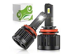 6000K Cool White LED Headlight Bulbs; H11/H9/H8 (07-13 Tundra)