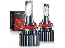 6000K Cool White LED Headlight Bulbs; H11/H9/H8 (07-13 Tundra)