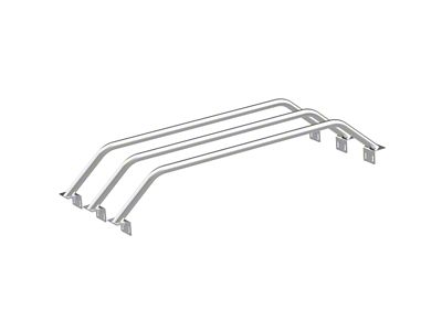 Heavy Metal Off-Road 9-Inch Triple Bed Bars; Bare Steel (14-21 Tundra)