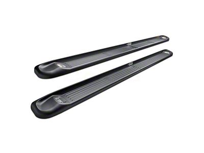93-Inch Molded Lighted Running Boards; Black (07-21 Tundra CrewMax)