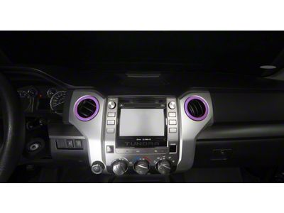 A/C Vent Ring Cap Accent Trim; Lavender Purple (14-21 Tundra)