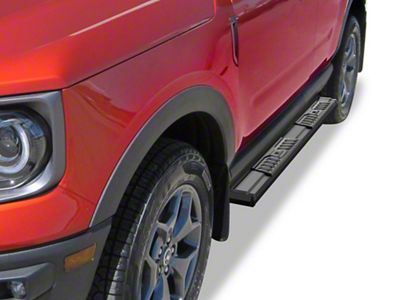 A-Style Running Boards; Black (22-25 Tundra Double Cab)