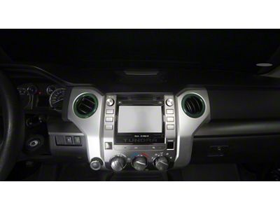 A/C Vent Ring Cap Accent Trim; Army Green (14-21 Tundra)