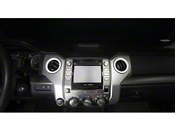 A/C Vent Ring Cap Accent Trim; Gloss White (14-21 Tundra)