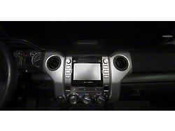 A/C Vent Ring Cap Accent Trim; Raw Carbon Fiber (14-21 Tundra)