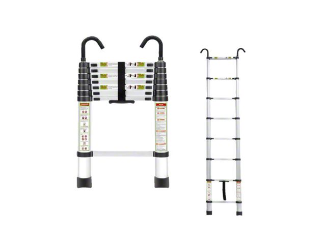 Tundra Aluminum Telescopic Extension Ladder; 8-Foot - Free Shipping
