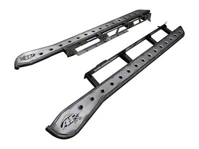 APEX Rock Sliders; Bare Steel (07-21 Tundra CrewMax)