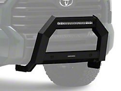Armour Bull Bar with 20-Inch LED Light Bar; Black (22-25 Tundra)