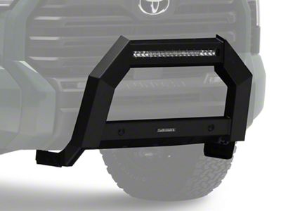 Armour Bull Bar with 20-Inch LED Light Bar; Black (22-25 Tundra)