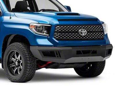 Armour Front Bumper; Black (14-21 Tundra)