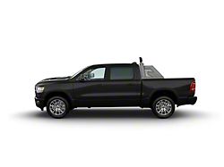 Armour II Roll Bar with 5.30-Inch Red Round Flood LED Lights; Black (07-26 Tundra)