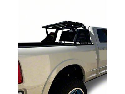 Armour II Roll Bar with Basket; Black (07-25 Tundra)
