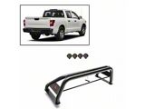 Atlas Roll Bar with 7-Inch Black Round LED Lights; Black (07-26 Tundra)