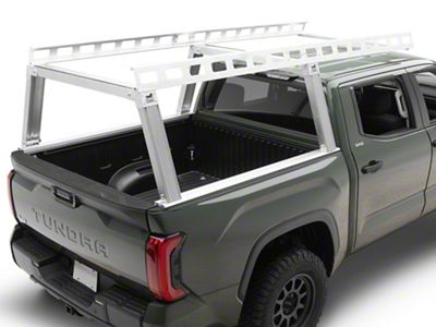 Base K2 Over Cab Rack; Silver (07-26 Tundra w/ 5-1/2-Foot Bed)