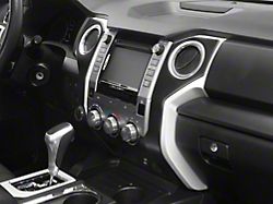 Bezel Accent Trim; Matte Black (14-21 Tundra)