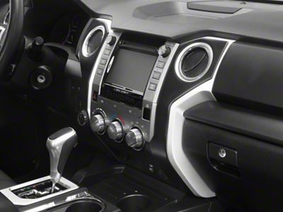 Bezel Accent Trim; Matte Black (14-21 Tundra)