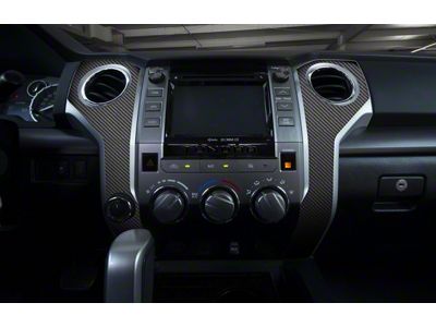 Bezel Accent Trim; Raw Carbon Fiber (14-21 Tundra)