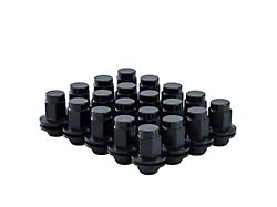 Black OE Style Mag Lug Nuts for OEM Wheels; M14x1.5; Set of 24 (22-26 Tundra)