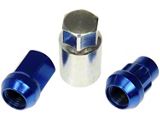 Blue Acorn Wheel Lug Nut Lock Set; M14x1.50; Set of 20 (07-21 Tundra)