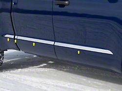 Body Molding Insert Trim Kit; Stainless Steel (14-21 Tundra Double Cab w/ 6-1/2-Foot Bed)