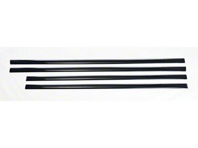 Chrome Delete Body Side Moldings; Gloss Black (07-21 Tundra)