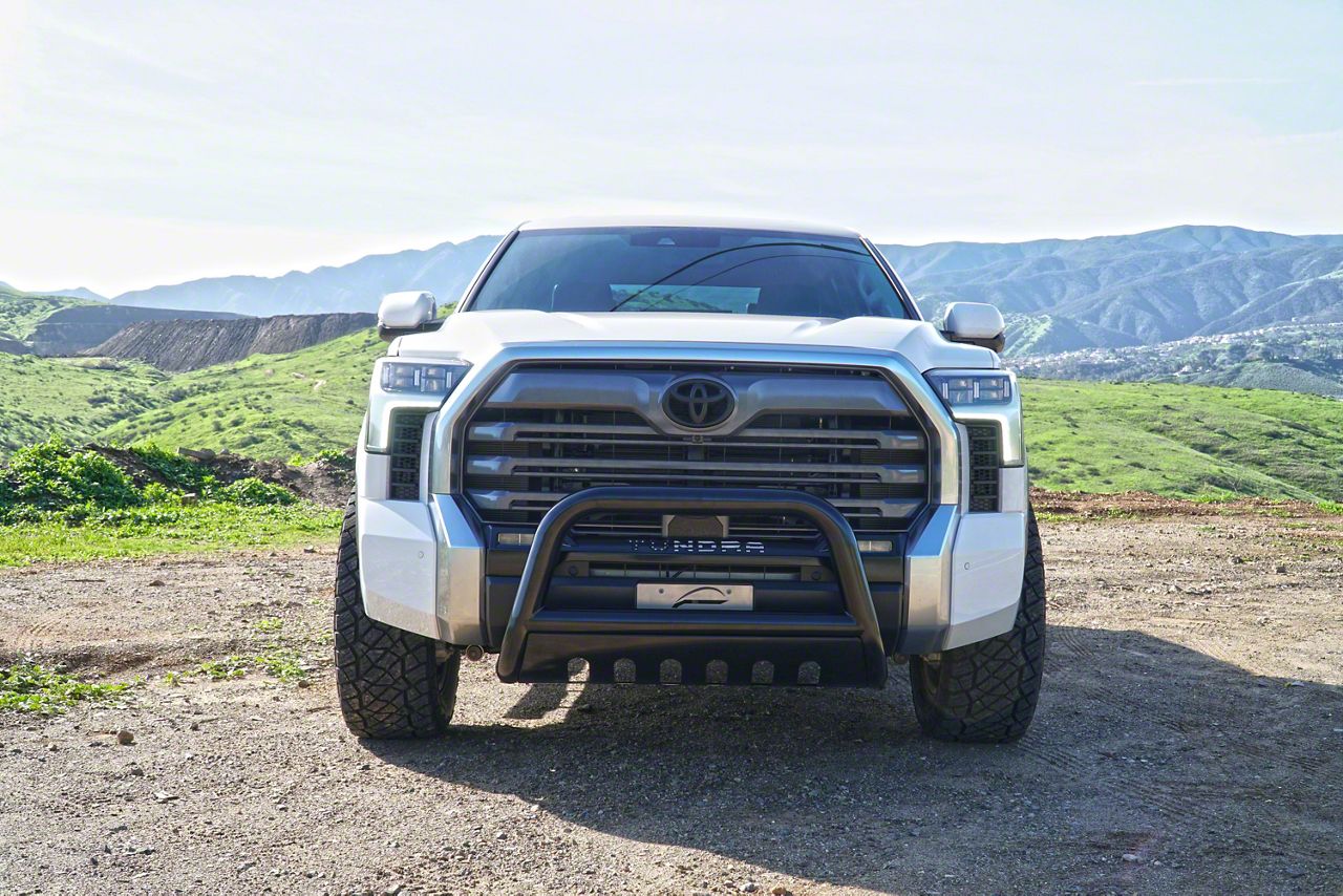 Tundra Bull Bar with Skid Plate; Black (2225 Tundra) Free Shipping