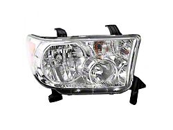 CAPA Replacement Halogen Headlight; Passenger Side (07-13 Tundra w/o Level Adjuster)